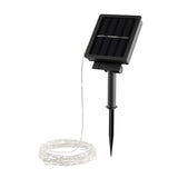 Starry Solar String Lights Cool White Fairy LED Lights Pure Garden