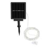 Starry Solar String Lights Cool White Fairy LED Lights Pure Garden