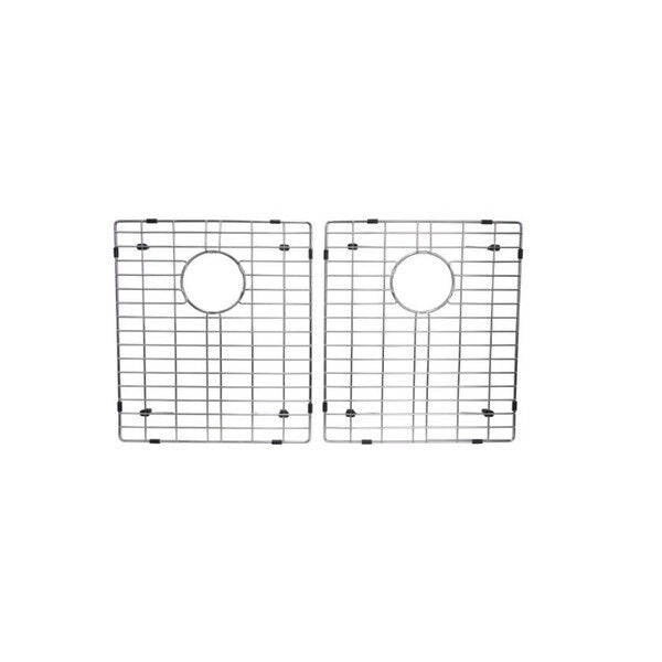 Starstar Stainless Steel 17-inch x 14-inch 50/50 Double Bowl Kitchen Sink Bottom Grids (Set of 2)