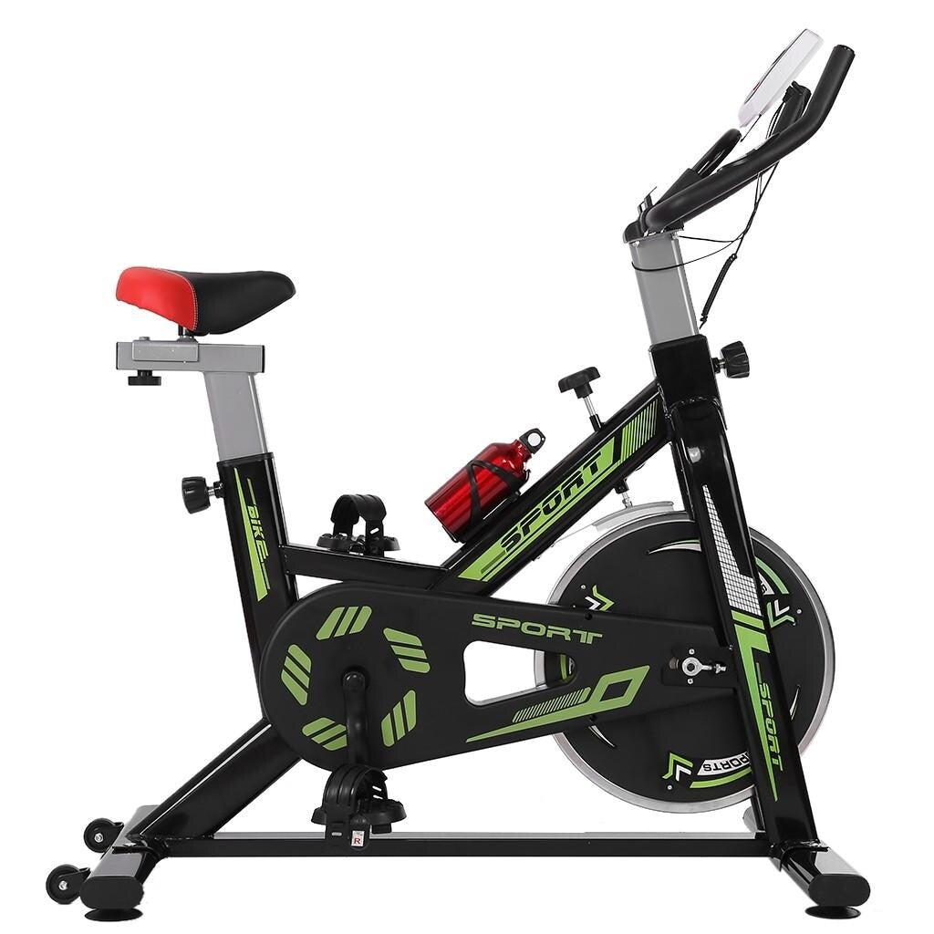Stationary Indoor Bicycle-Bicycle With Tabslet Stand And Comfortable Cushion