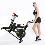 Stationary Indoor Bicycle-Bicycle With Tabslet Stand And Comfortable Cushion