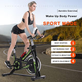 Stationary Indoor Bicycle-Bicycle With Tabslet Stand And Comfortable Cushion