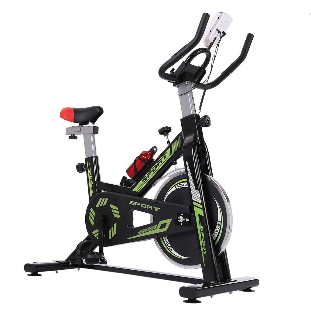 Stationary Indoor Bicycle-Bicycle With Tabslet Stand And Comfortable Cushion