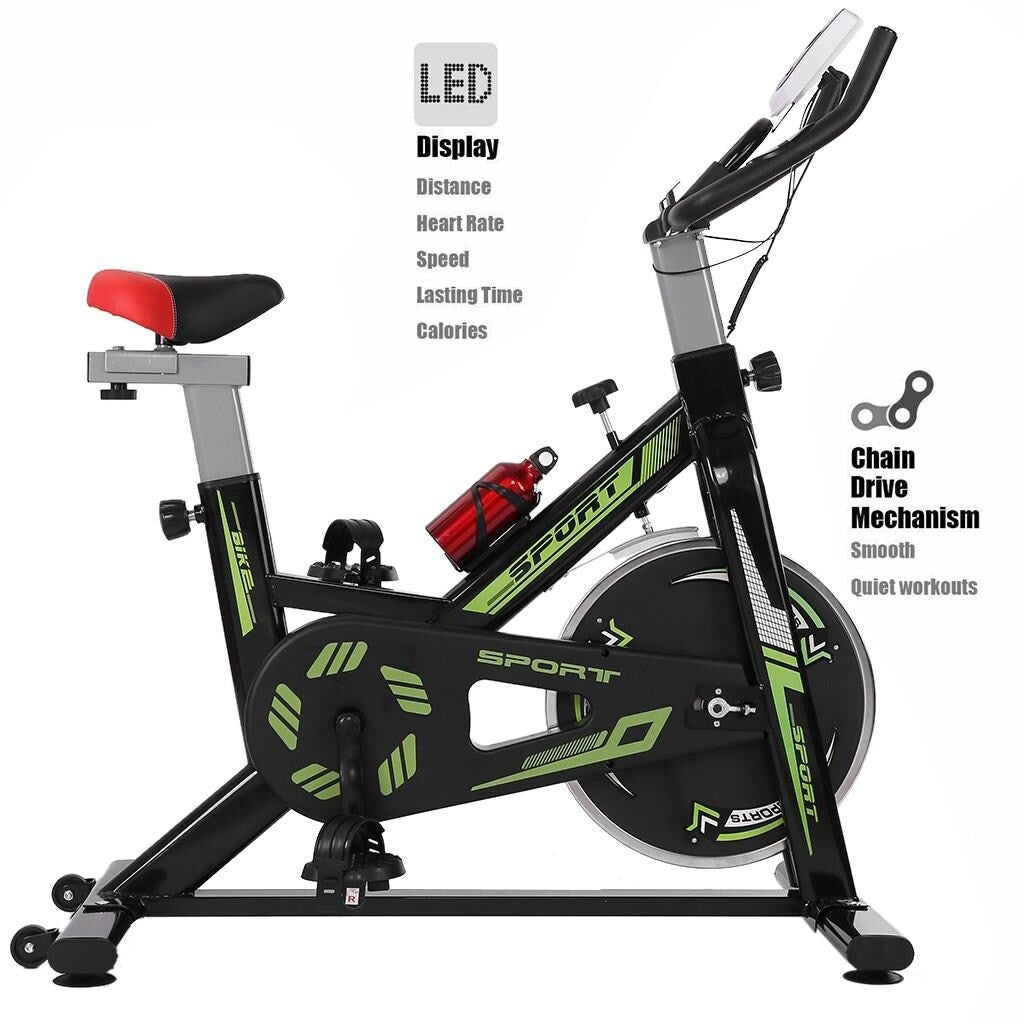 Stationary Indoor Bicycle-Bicycle With Tabslet Stand And Comfortable Cushion