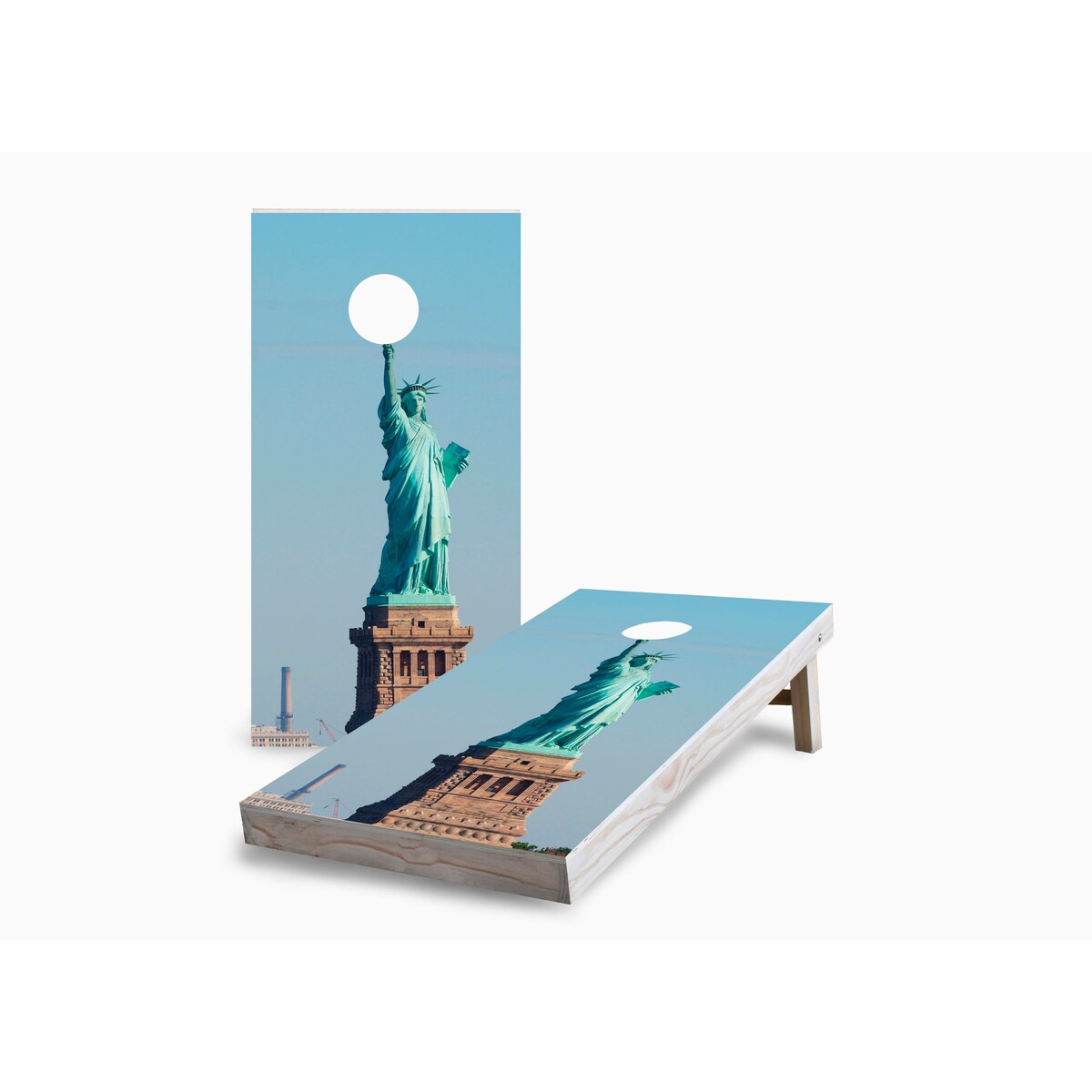 Statue of Liberty Corn Hole Board Set