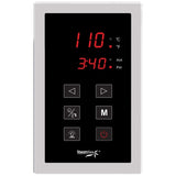 SteamSpa Indulgence 9kw Touch Pad Steam Generator Package in Chrome