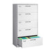 Steel 5 Drawer Lateral File Cabinet Storage Cabinets