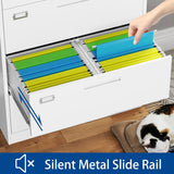 Steel 5 Drawer Lateral File Cabinet Storage Cabinets