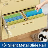 Steel 5 Drawer Lateral File Cabinet Storage Cabinets