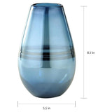 Porch & Den Martinazzi Steel Blue Small Vase