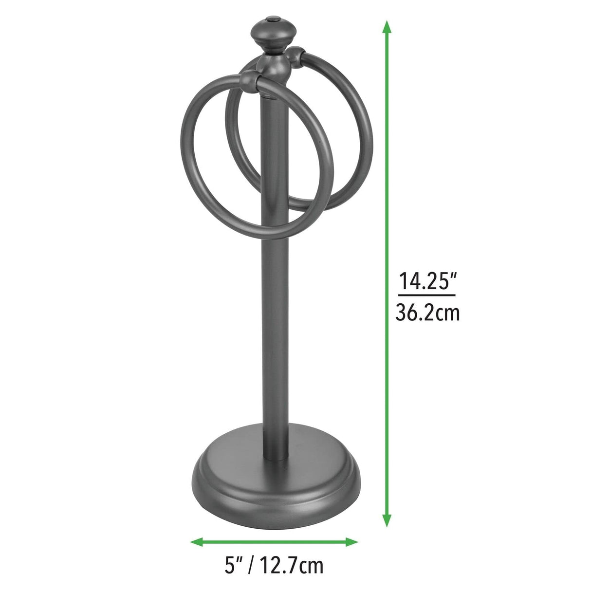 Steel Towel Rack Holder Stand for Bathroom Vanity Countertops