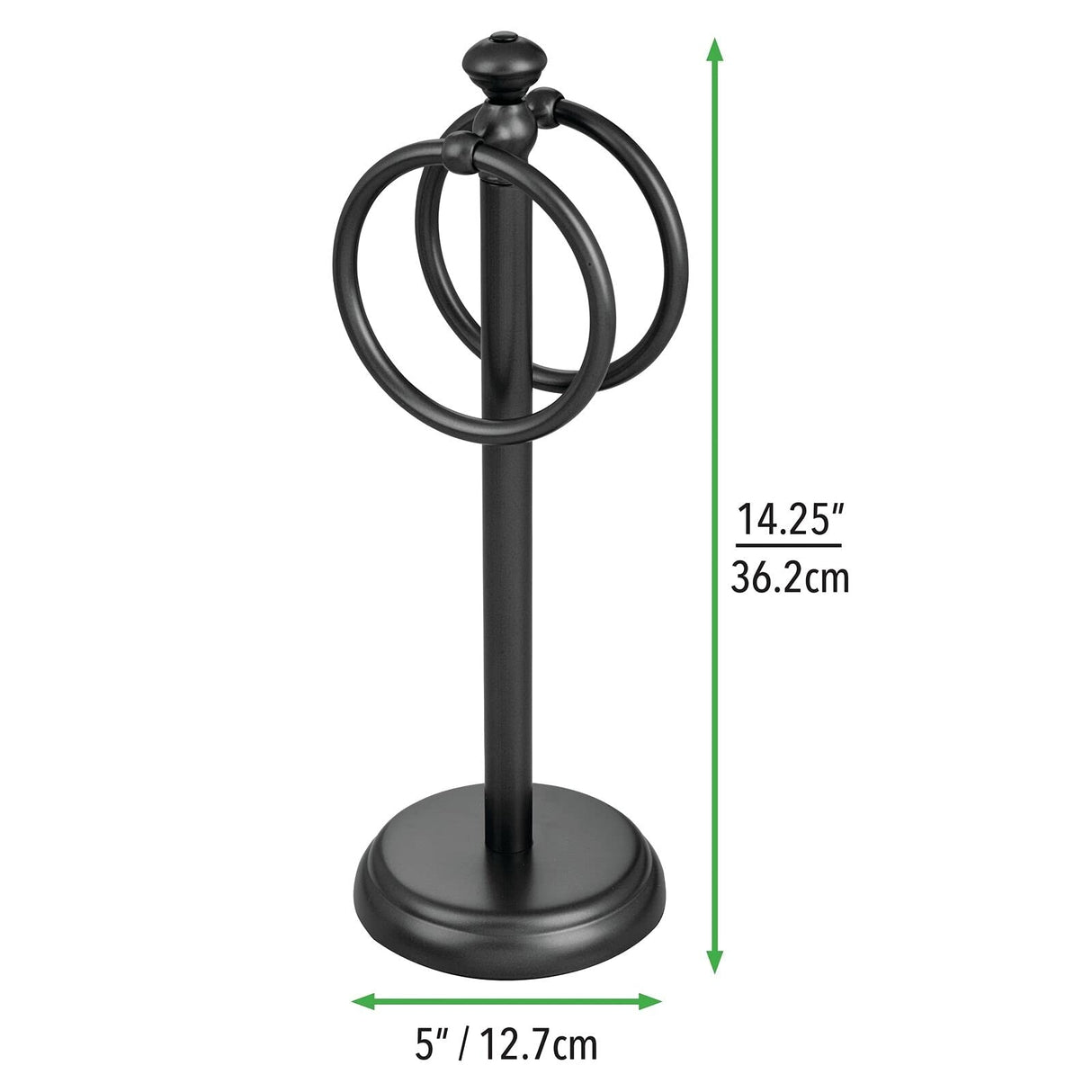 Steel Towel Rack Holder Stand for Bathroom Vanity Countertops