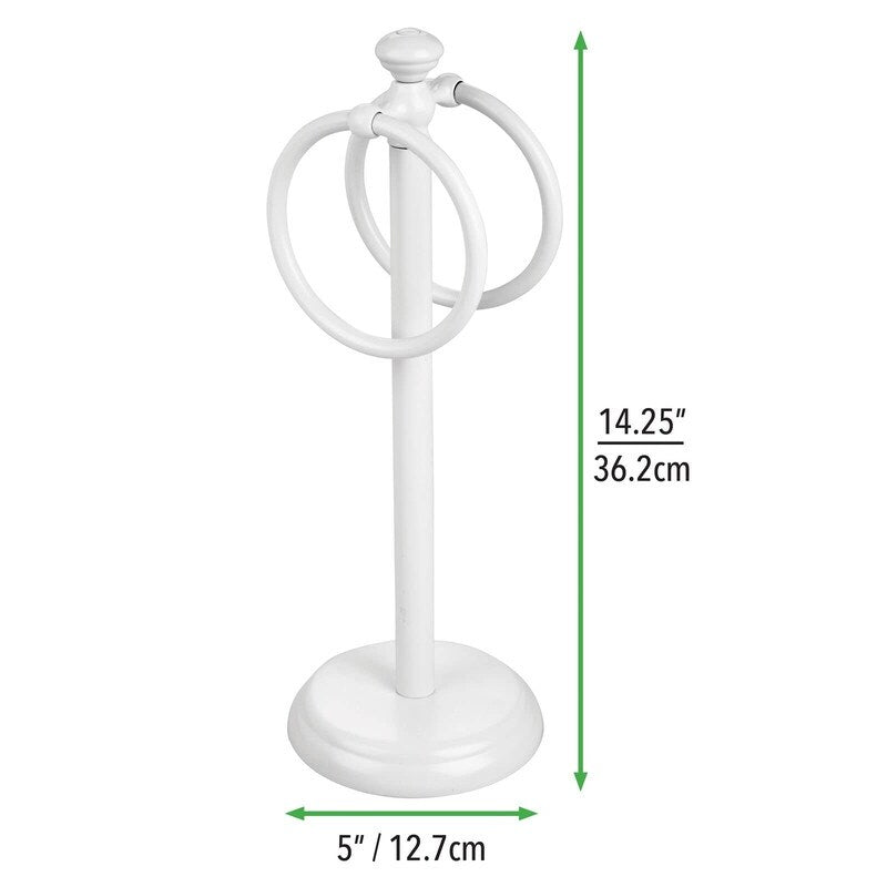 Steel Towel Rack Holder Stand for Bathroom Vanity Countertops