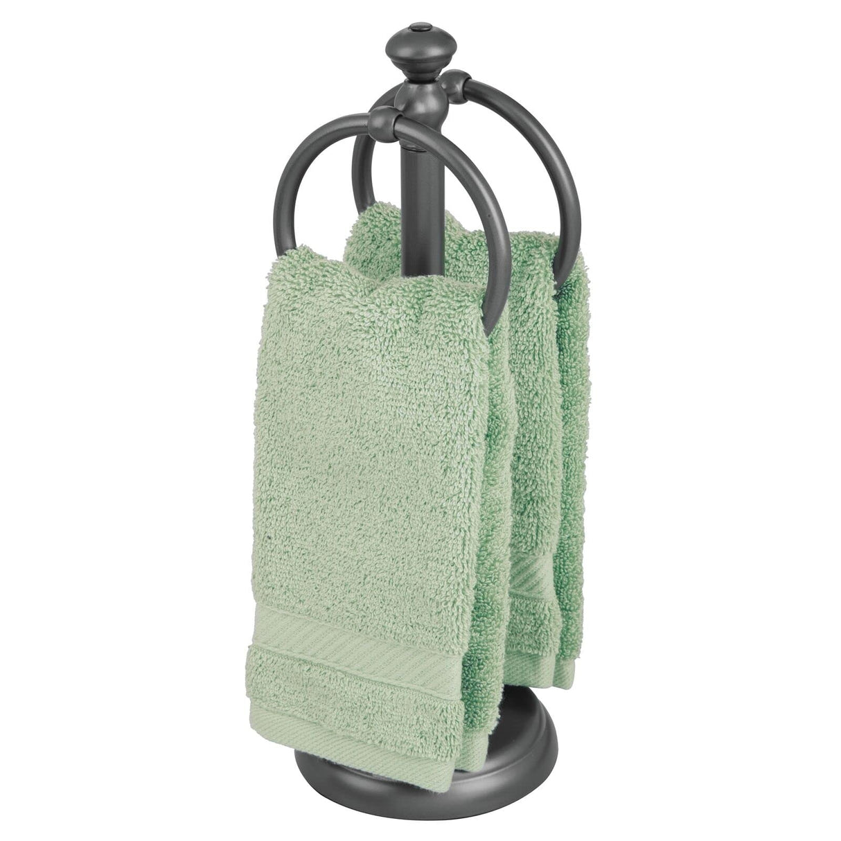 Steel Towel Rack Holder Stand for Bathroom Vanity Countertops