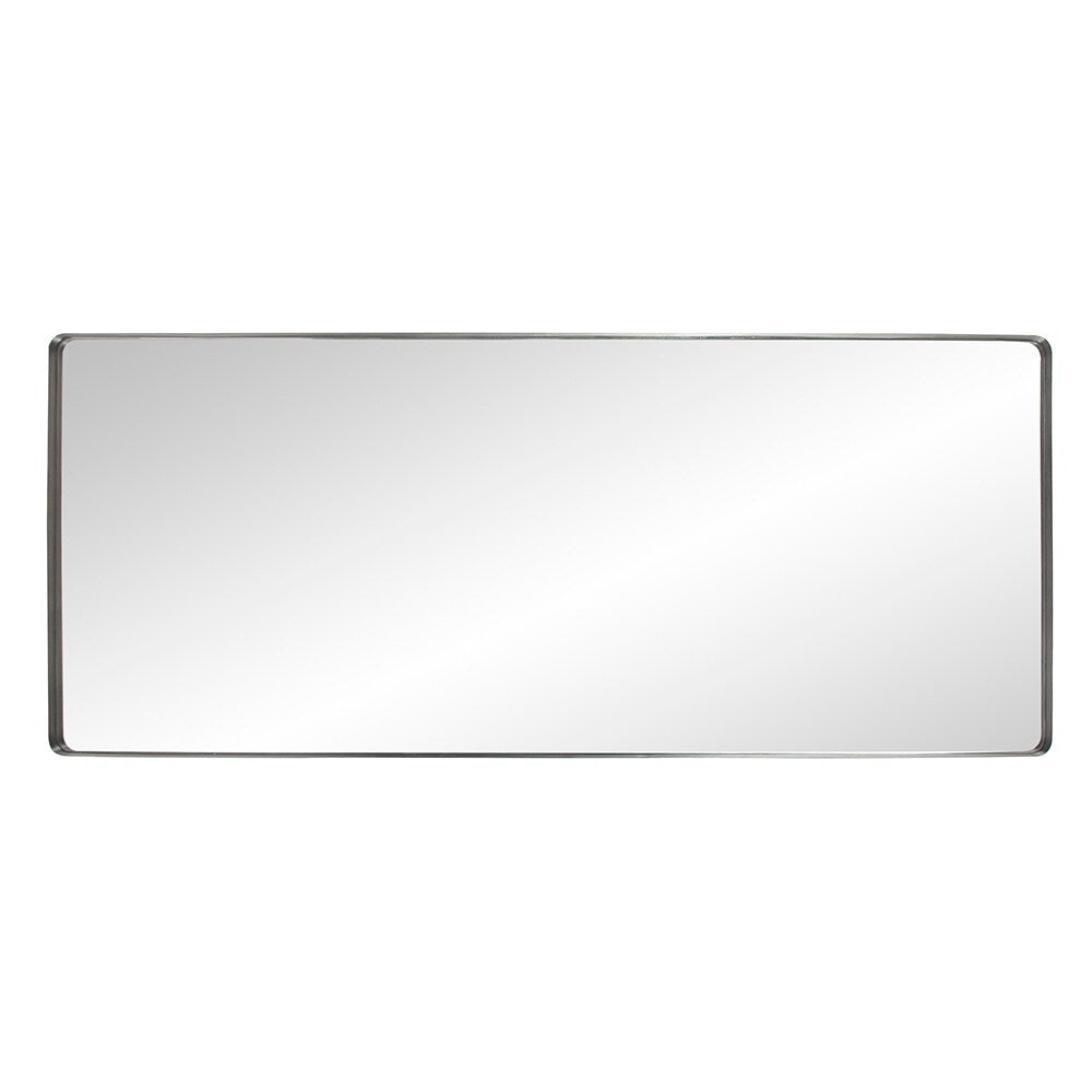 Allan Andrews Silver Framed Full Length Steele Mirror - 30 x 72