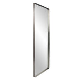 Allan Andrews Silver Framed Full Length Steele Mirror - 30 x 72