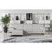 Stella Contemporary Chaise Leather Sectional Sofa Set