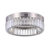 Stella Single Tier LED Flushmount Brushed Brass