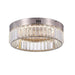 Stella Single Tier LED Flushmount Brushed Brass