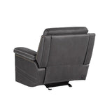 Stephan Charcoal Pillow Top Arms Power^2 Glider Recliner