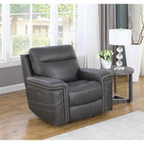 Stephan Charcoal Pillow Top Arms Power^2 Glider Recliner