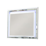 Sterling 4PC/5PC Contemporary Bedroom Set with Mirror Accents and LED Enhancements