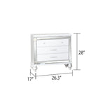 Sterling 4PC/5PC Contemporary Bedroom Set with Mirror Accents and LED Enhancements