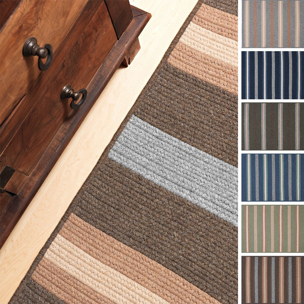 Sterling Braided Reversible Rug