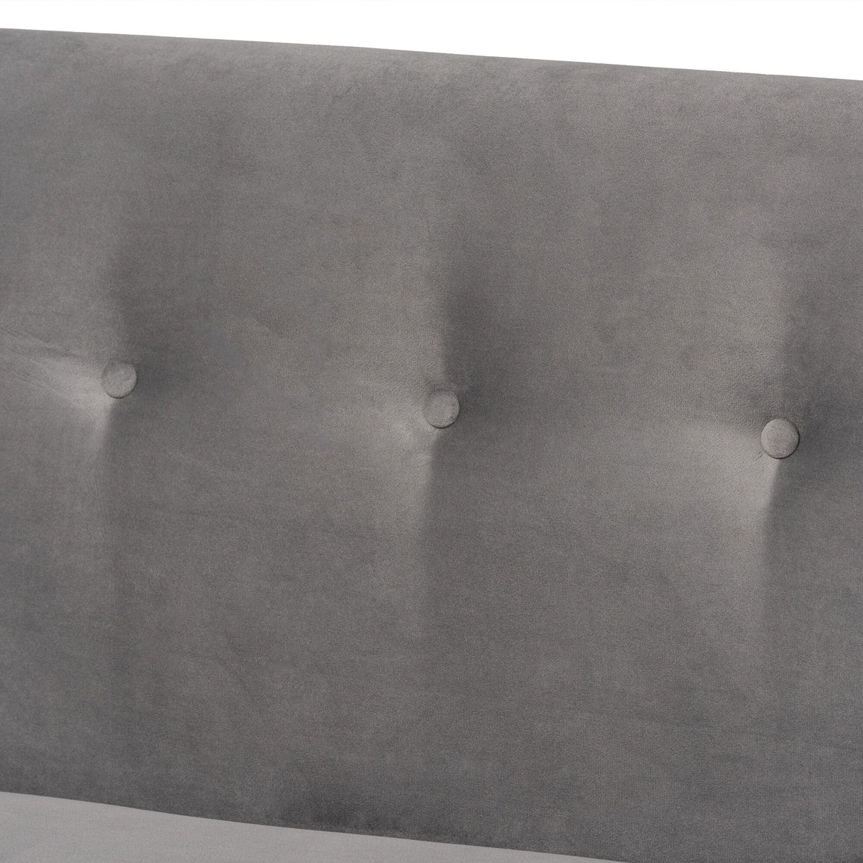 Stewart Mid-Century Velvet Dining Nook Banquette Set(2PC)-Grey