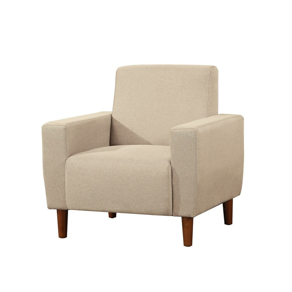 Stiletto Mid Century Linen Chair