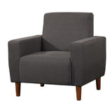 Stiletto Mid Century Linen Chair