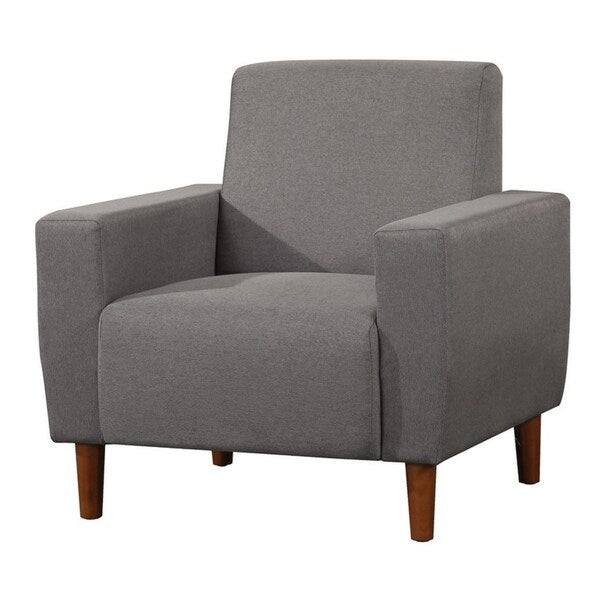 Stiletto Mid Century Linen Chair