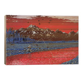 Still Fishin' Print On Wood by Flooko - Multi-Color