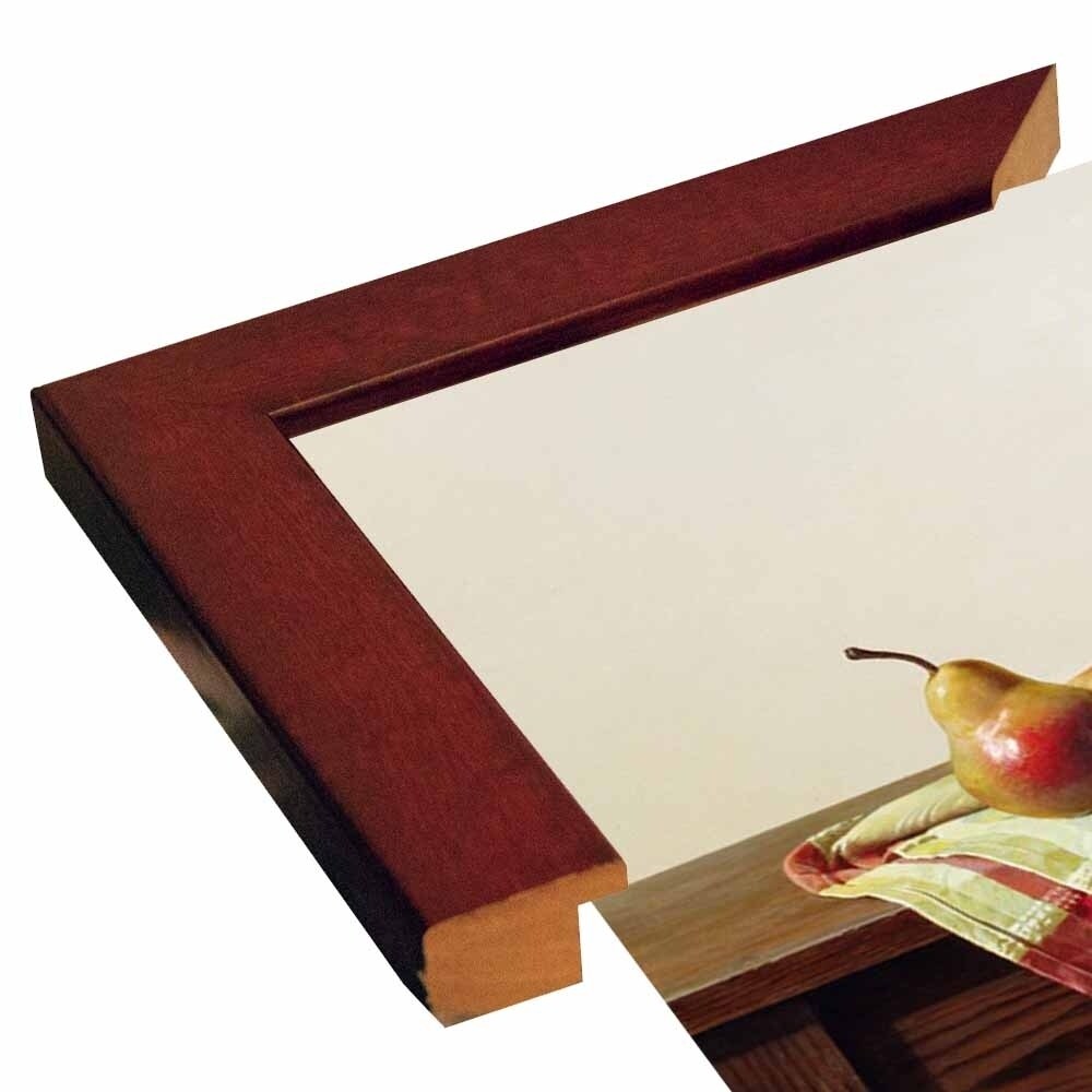 Still Life With Pears-ZHELU49398 Framed Print 18"x24" by Zhen-Huan Lu