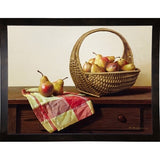 Still Life With Pears-ZHELU49398 Framed Print 18"x24" by Zhen-Huan Lu