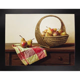 Still Life With Pears-ZHELU49398 Framed Print 18"x24" by Zhen-Huan Lu