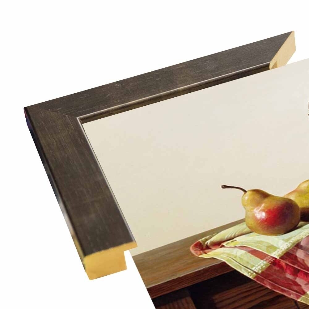 Still Life With Pears-ZHELU49398 Framed Print 18"x24" by Zhen-Huan Lu