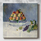 Still Life with Peaches and Grapes-Gallery Wrapped Canvas