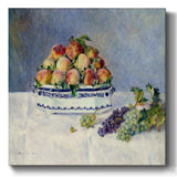 Still Life with Peaches and Grapes-Gallery Wrapped Canvas