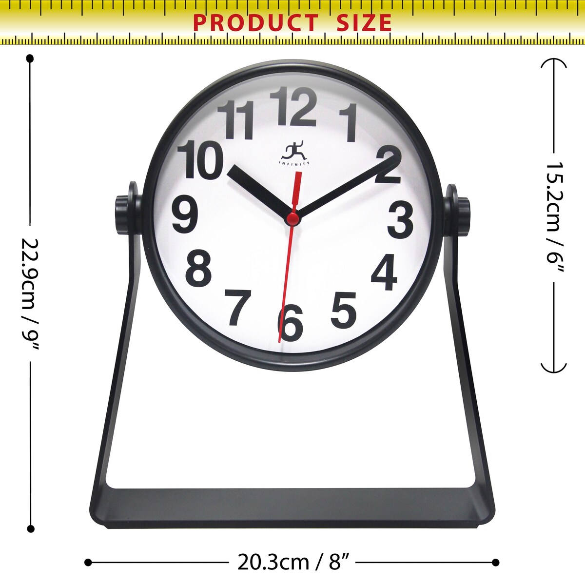 Stirrup Desktop Clock - 6 in.