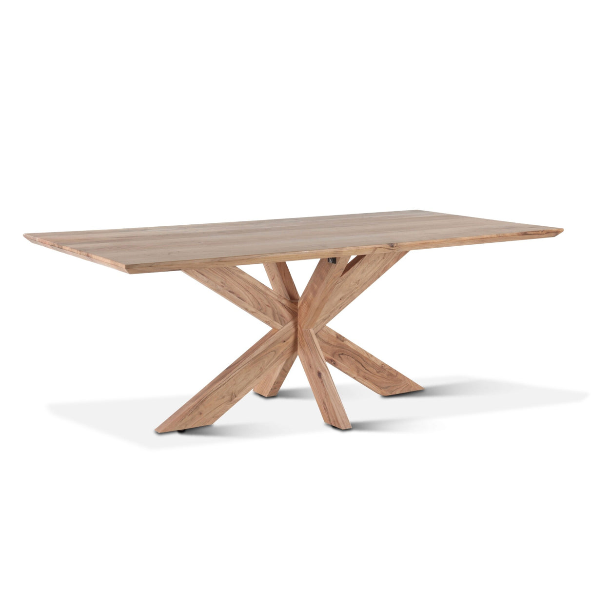 Stockholm Natural Acacia Wood Dining Table
