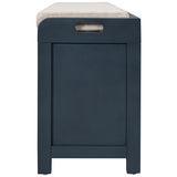 Storage Bench Entryway Bench with Removable Basket and 2 Drawers, with Removable Cushion for Living Room