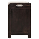 Storage Bench Entryway Bench with Removable Basket and 2 Drawers, with Removable Cushion for Living Room