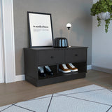 Storage Bench Lower Shelf And Two Drawers
