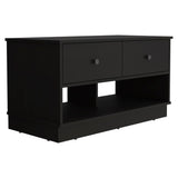 Storage Bench Lower Shelf And Two Drawers