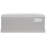 Storage Bench with 4 Doors and Adjustable Shelves