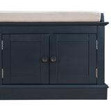 Storage Bench with 4 Doors and Adjustable Shelves