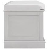 Storage Bench with 4 Doors and Adjustable Shelves
