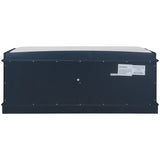 Storage Bench with 4 Doors and Adjustable Shelves