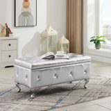 Storage Bench with Padded Seat